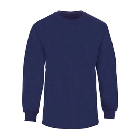 Bisiklet Yaka 3 İplik Sweatshirt Lacivert